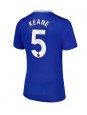 Everton Michael Keane #5 Replika Hemmakläder Dam 2024-25 Kortärmad